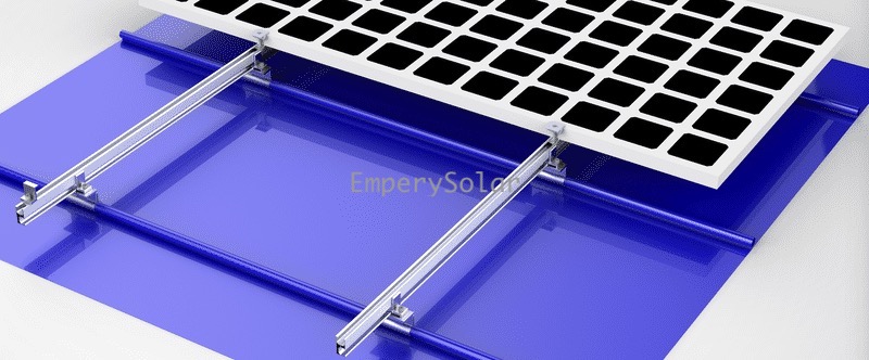 Solar Panel Mounting End Tin Stand Seam Roof Clamp